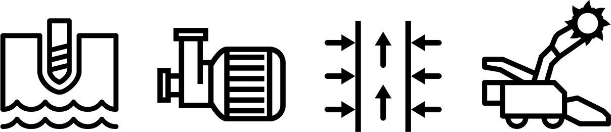 Wide black horizontal rectangle